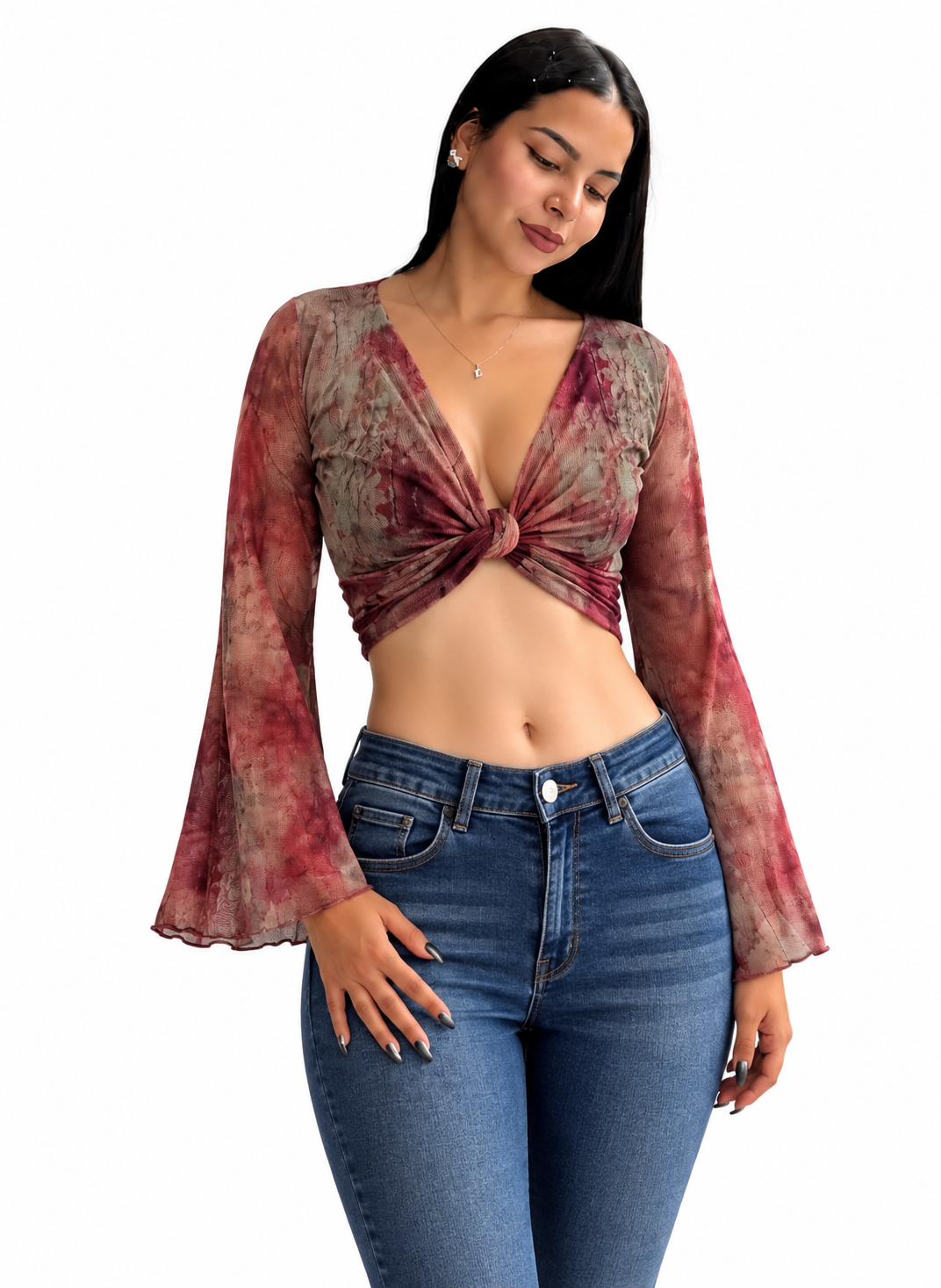 BLUSA TUL M/COLOR T/STAN