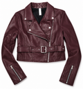 CASACA CUERINA LABRADA - VINO TALLA M