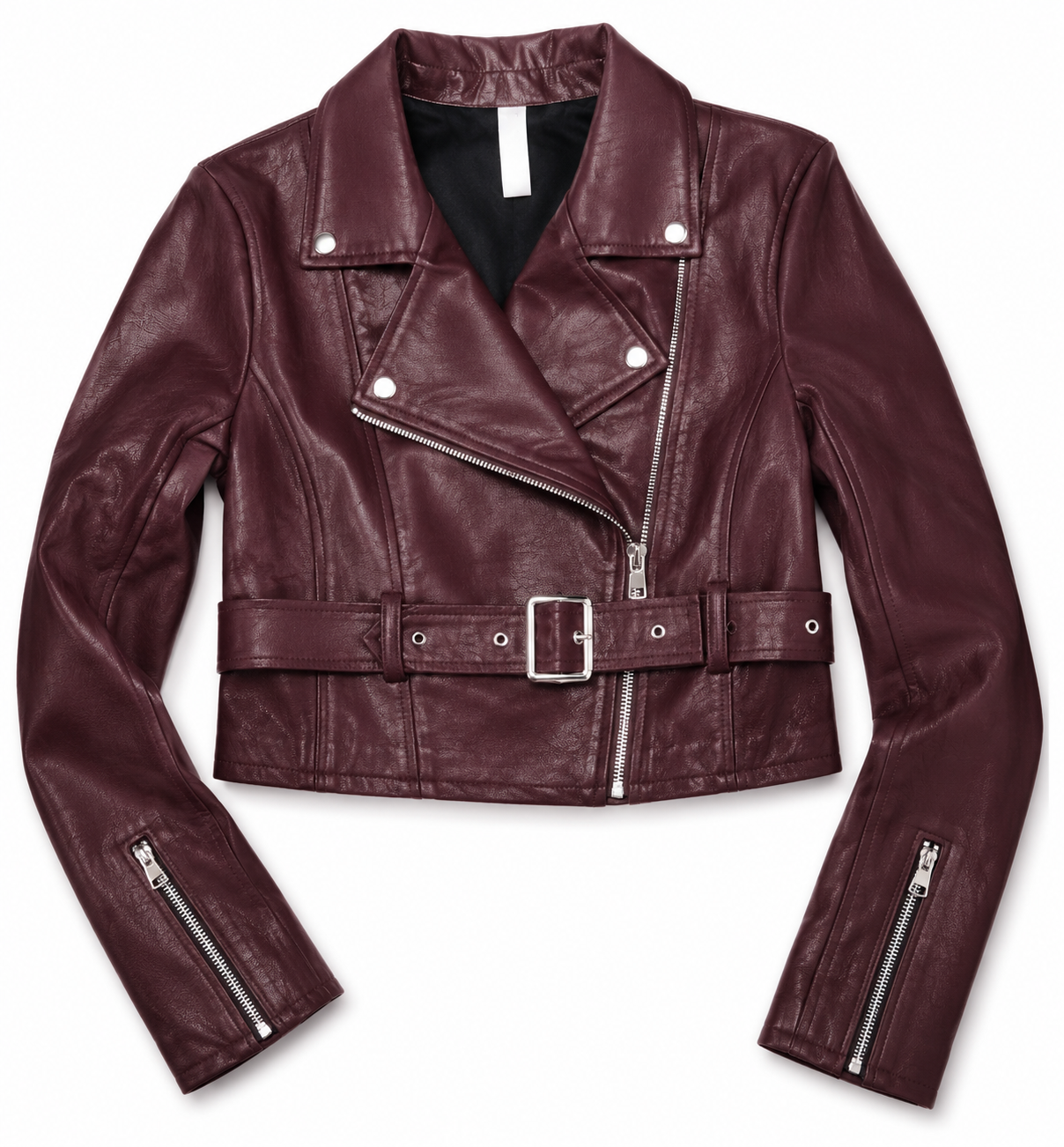 CASACA CUERINA LABRADA - VINO TALLA M