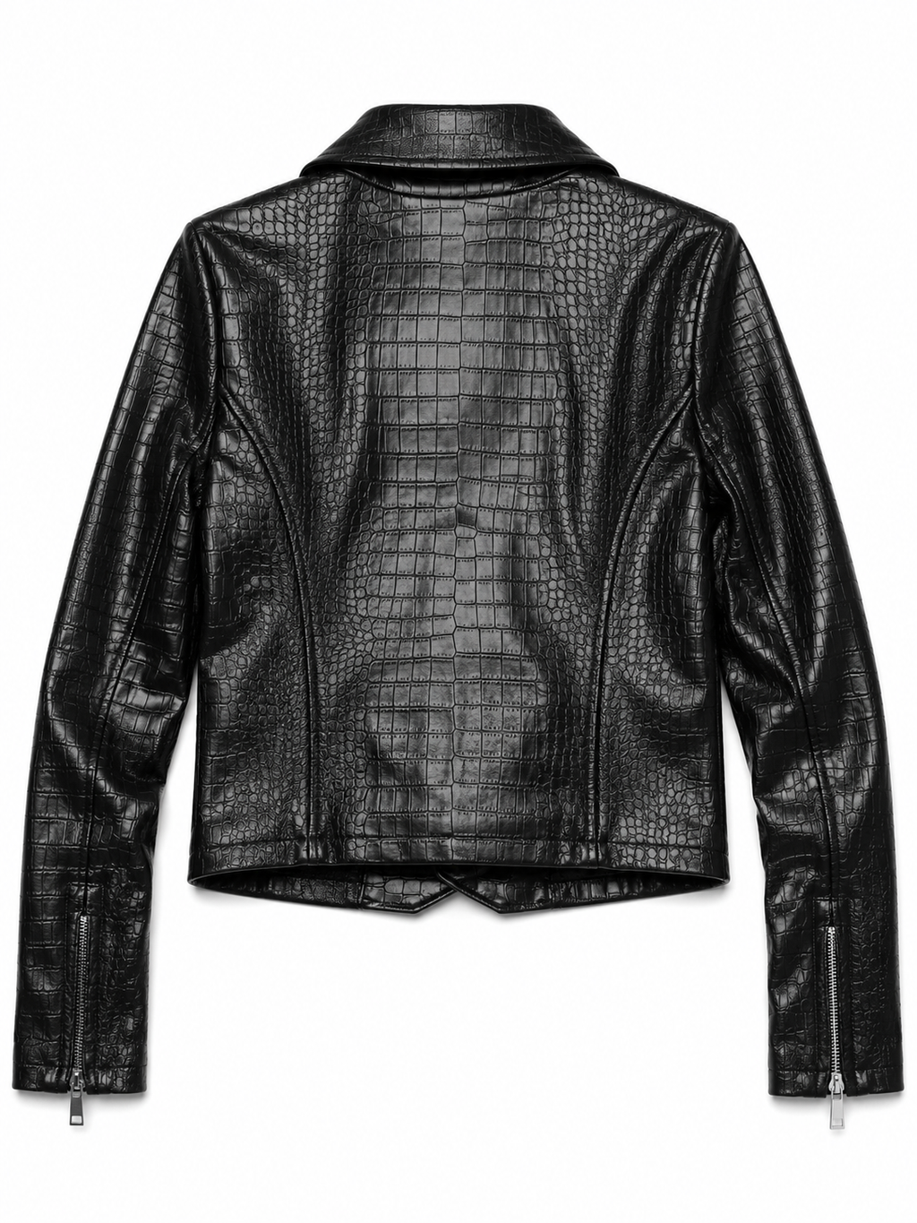 CASACA CUERINA LABRADA - NEGRO TALLA M