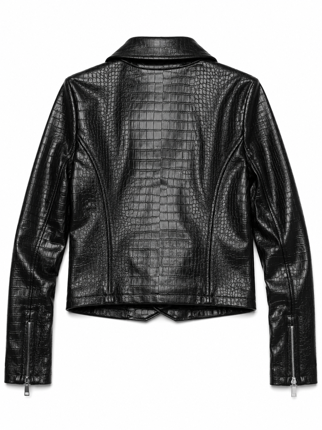 CASACA CUERINA LABRADA - NEGRO TALLA M